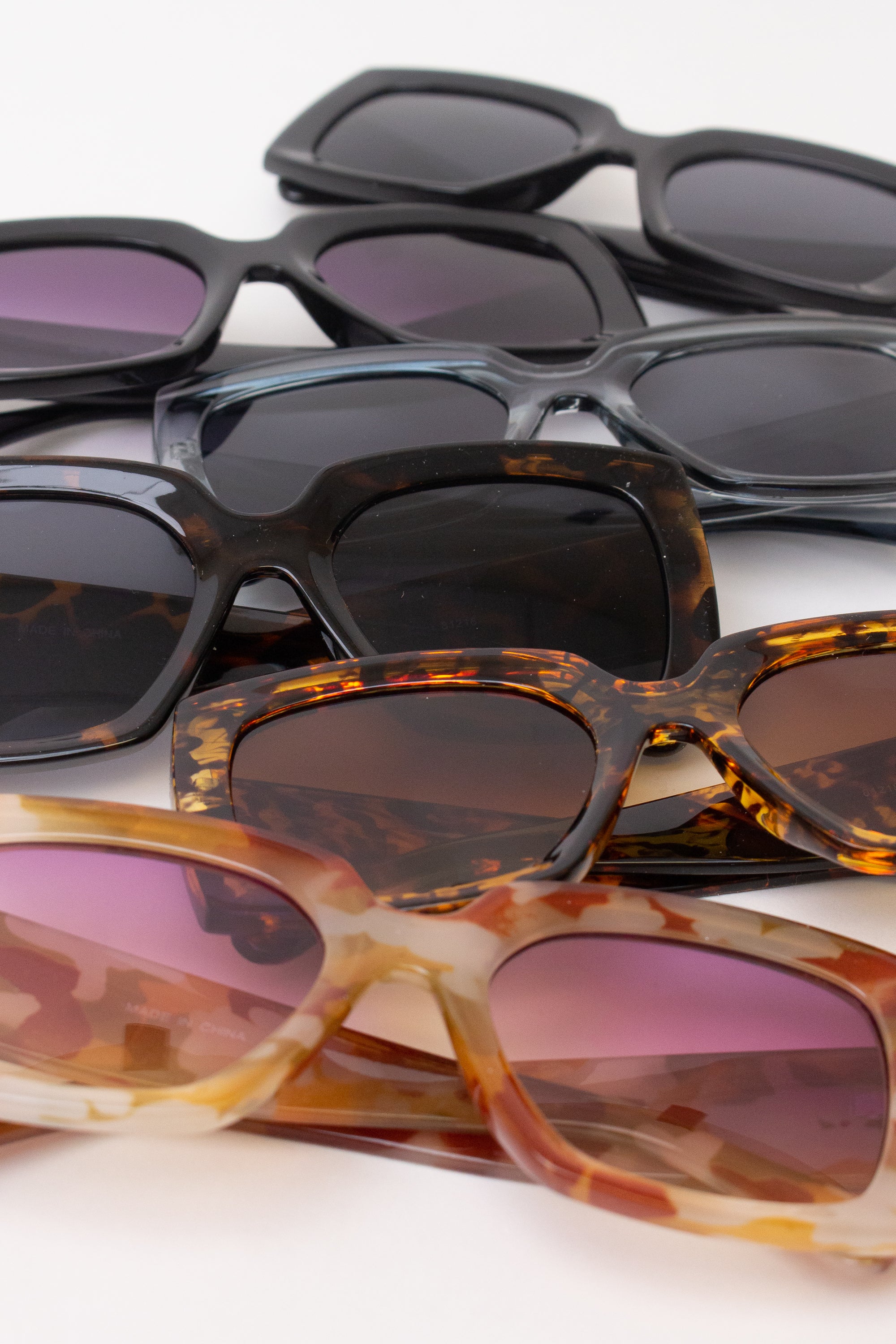 Acrylic Square Sunglasses