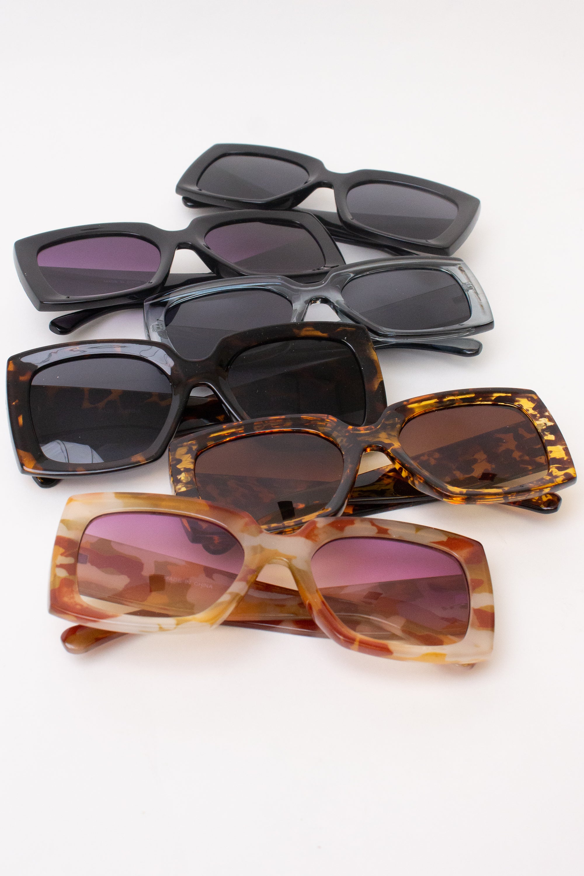 Acrylic Square Sunglasses