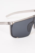 Acrylic Frame Shield Sunglasses - Gray