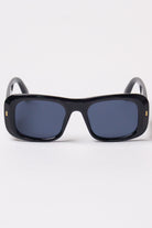 Rounded Frame Sunglasses - Black