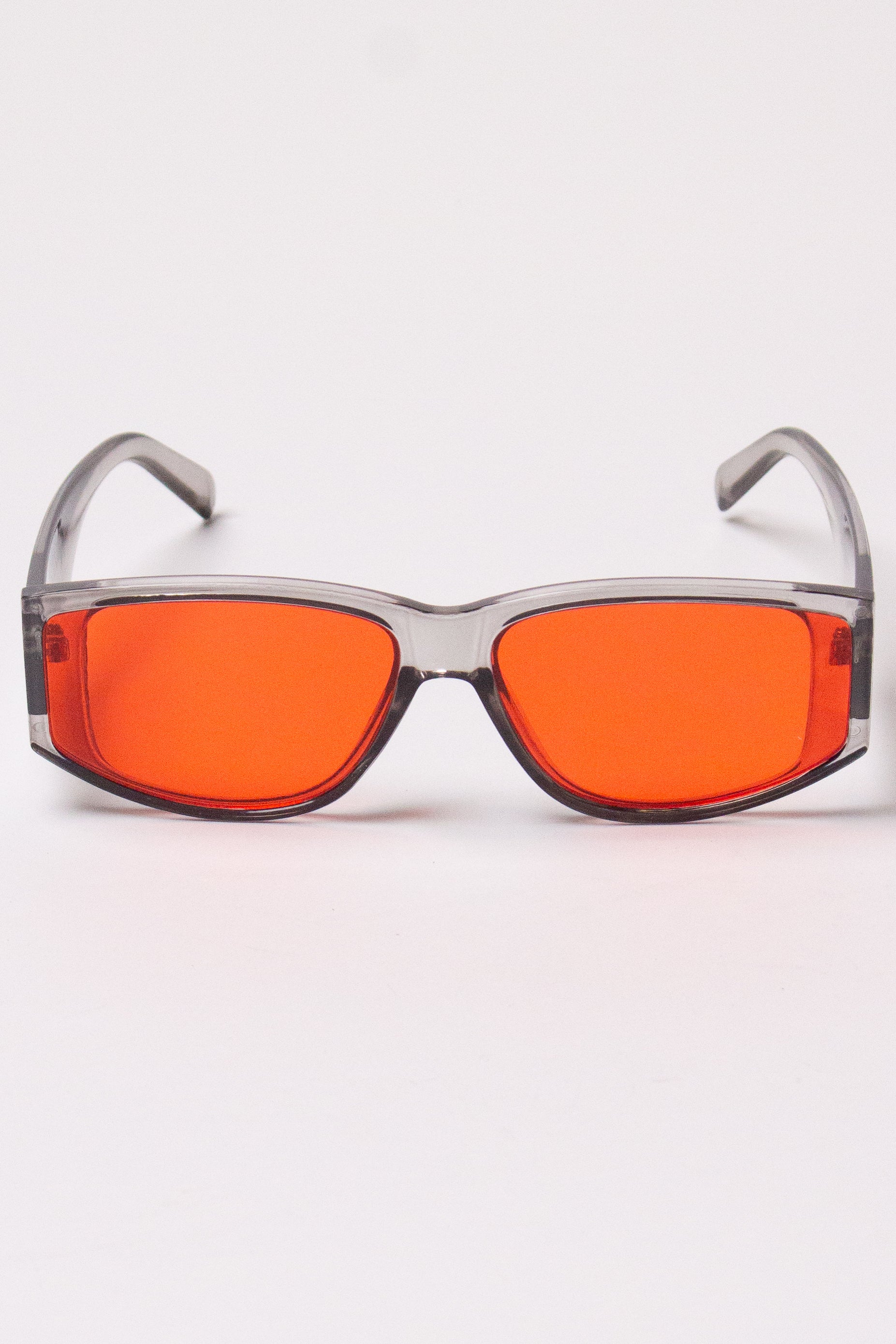Sporty Rectangle Sunglasses - Gray