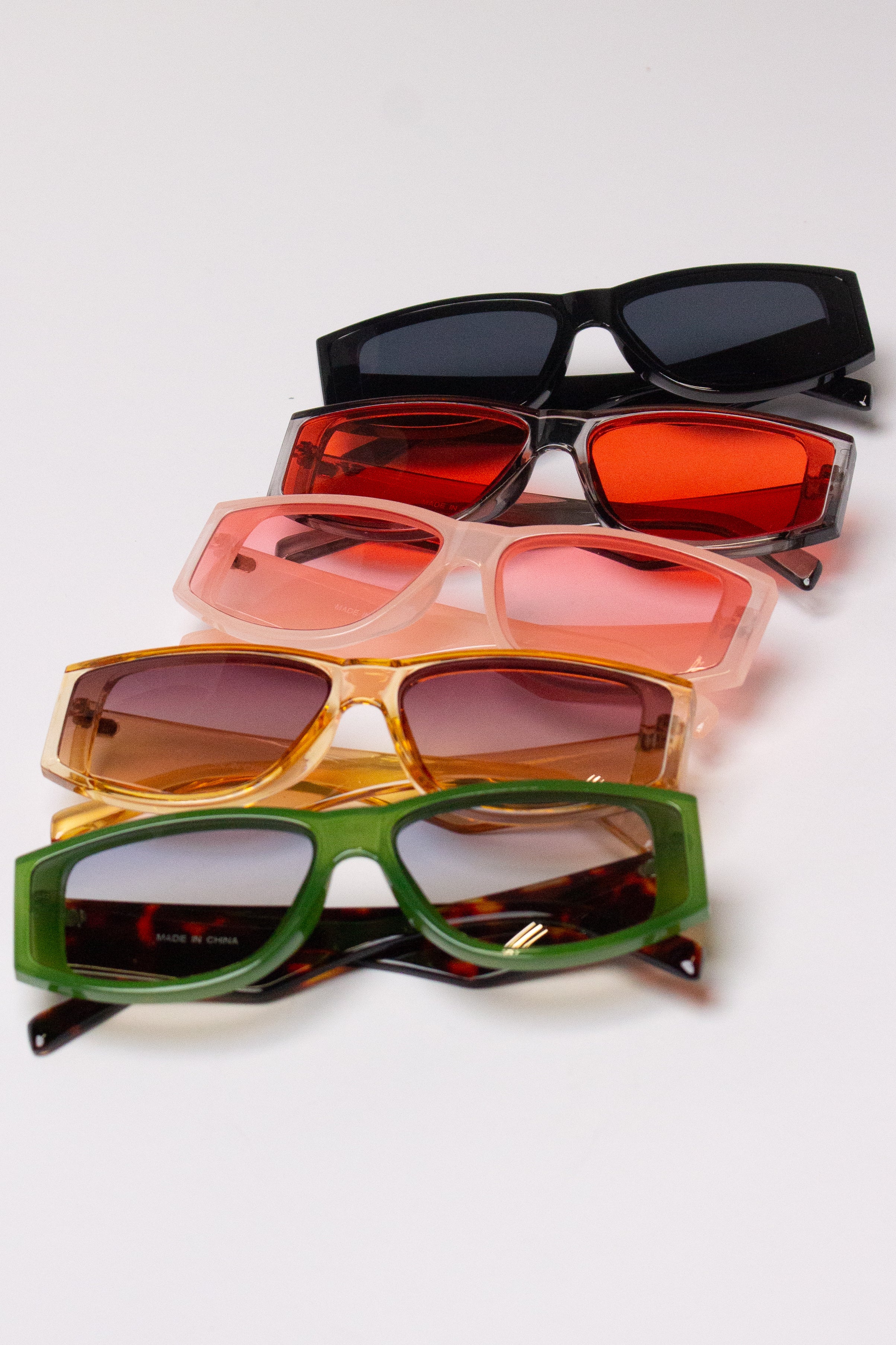 Sporty Rectangle Sunglasses