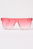 Flat Top Sunglasses - Pink