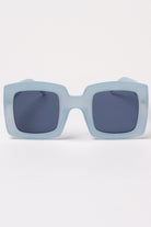 Oversized Square Sunglasses - Light Blue