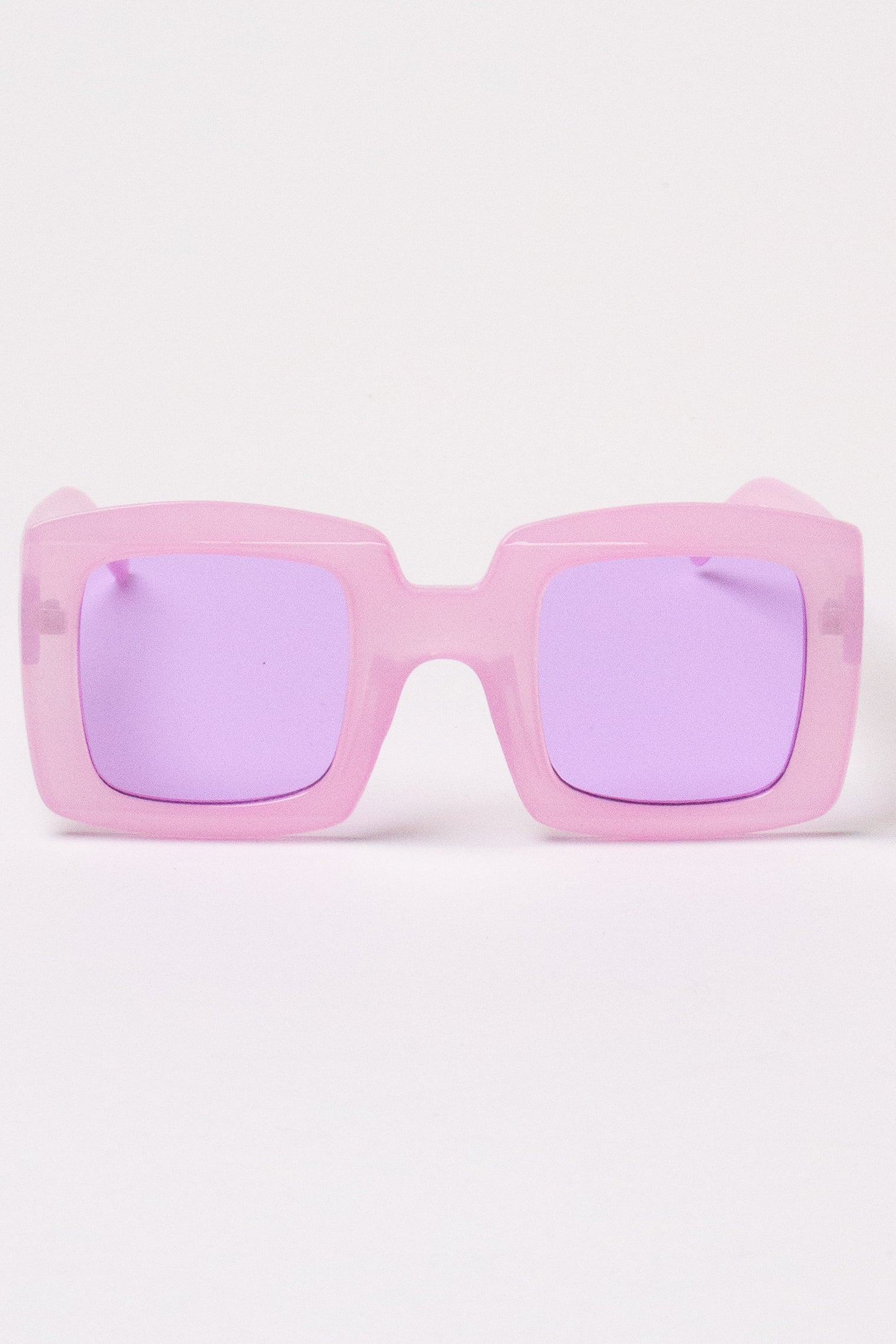 Oversized Square Sunglasses - Lavender