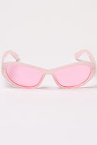 Rounded Cat Eye Sunglasses - Pink