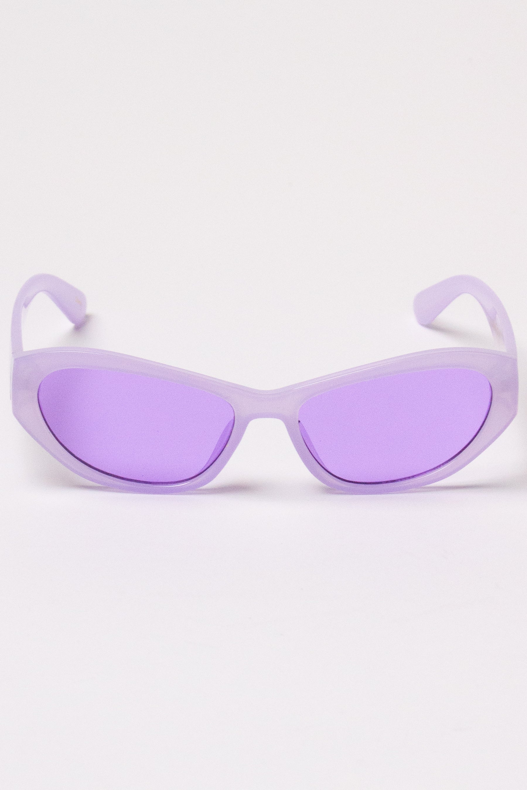Rounded Cat Eye Sunglasses - Lavender