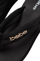 Bebe Bling Platform Flip Flops