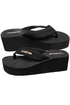 Bebe Bling Platform Flip Flops