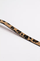 Thin Leopard Print Belt