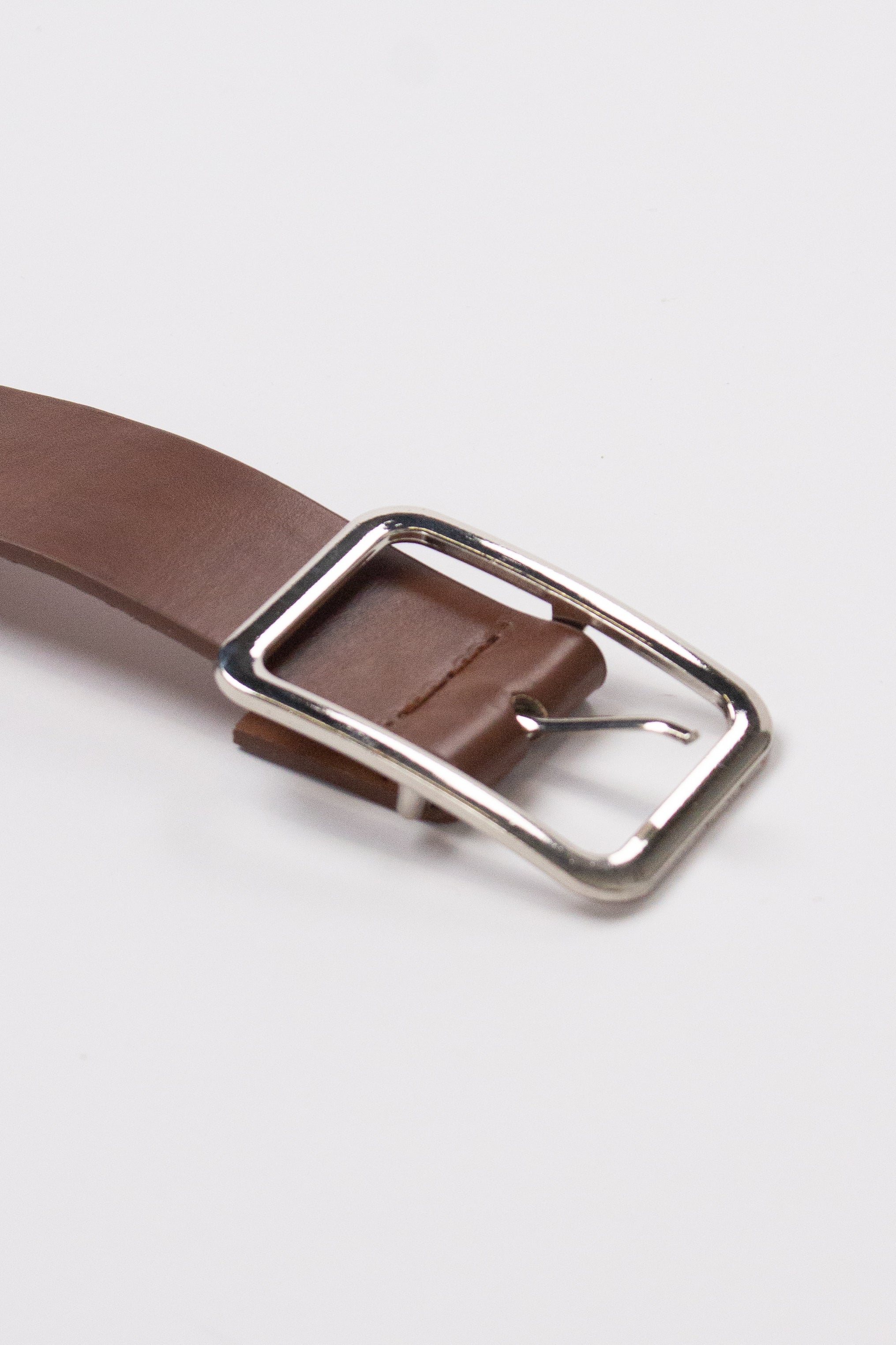 Nailhead Studded Grommet Belt - Brown