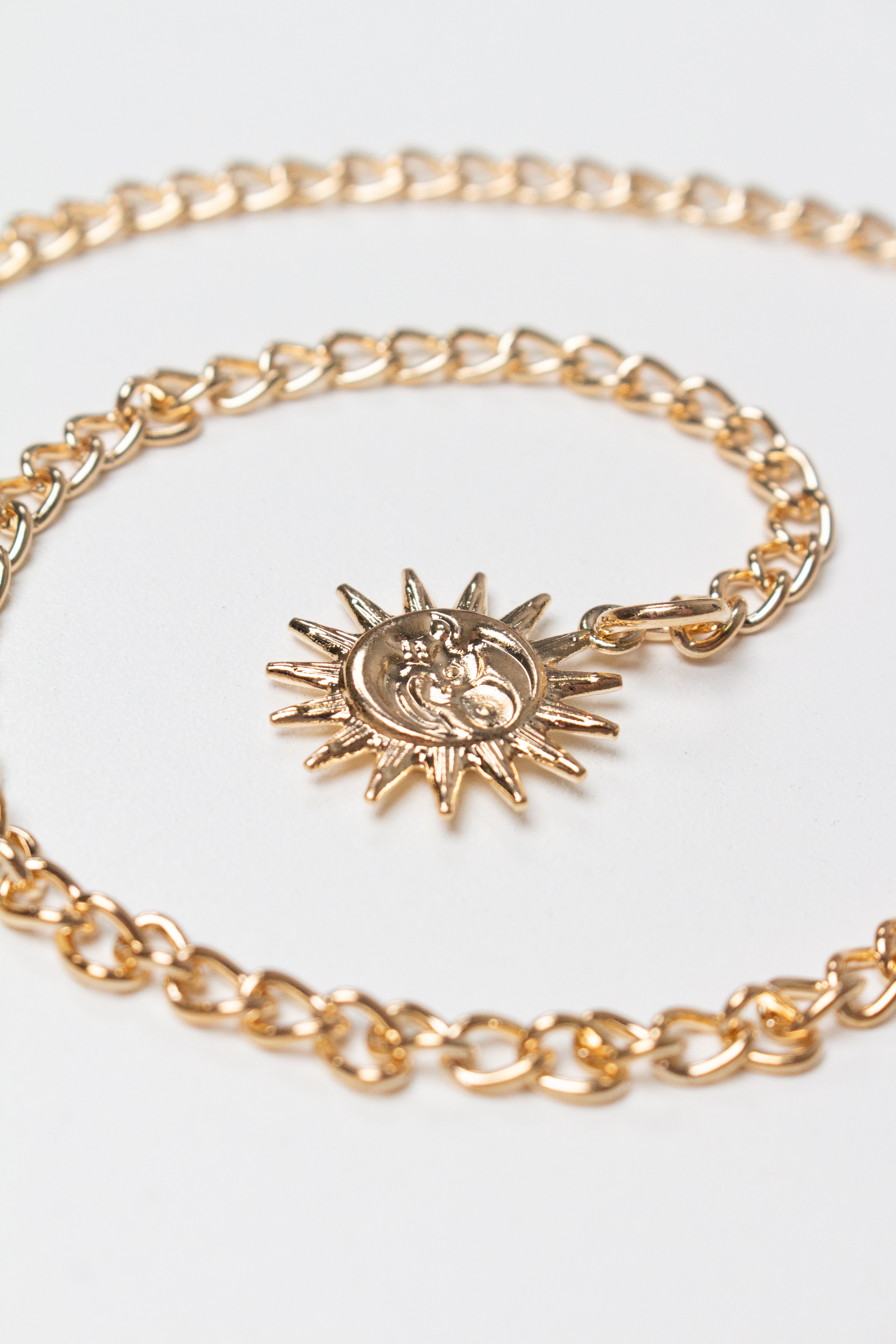 Golden Sun Chain Belt