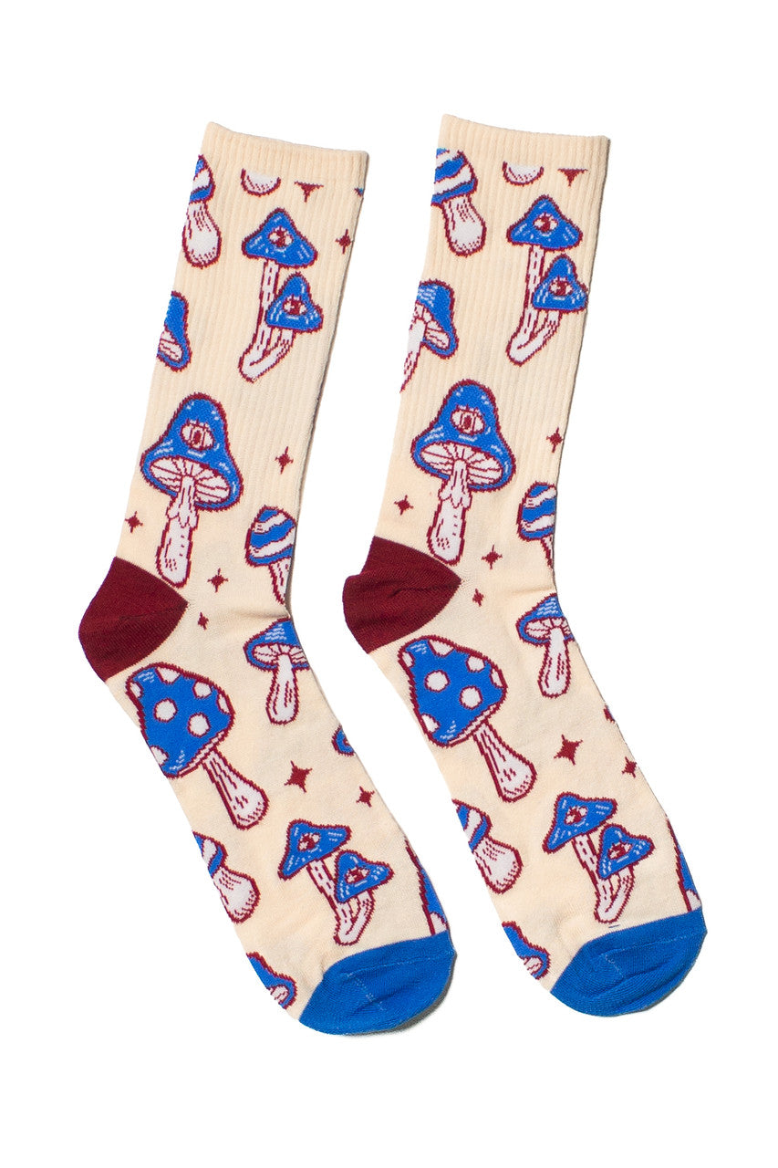 Seeing Shrooms Crew Socks