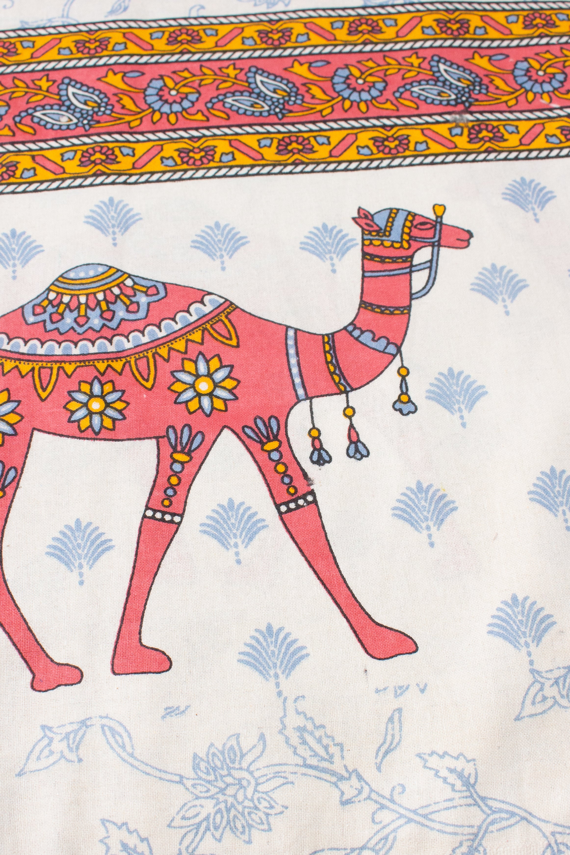 Camels Tapestry - Coral