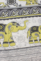 Elephants Tapestry - Yellow