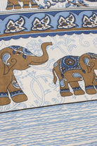 Elephants Tapestry - Brown