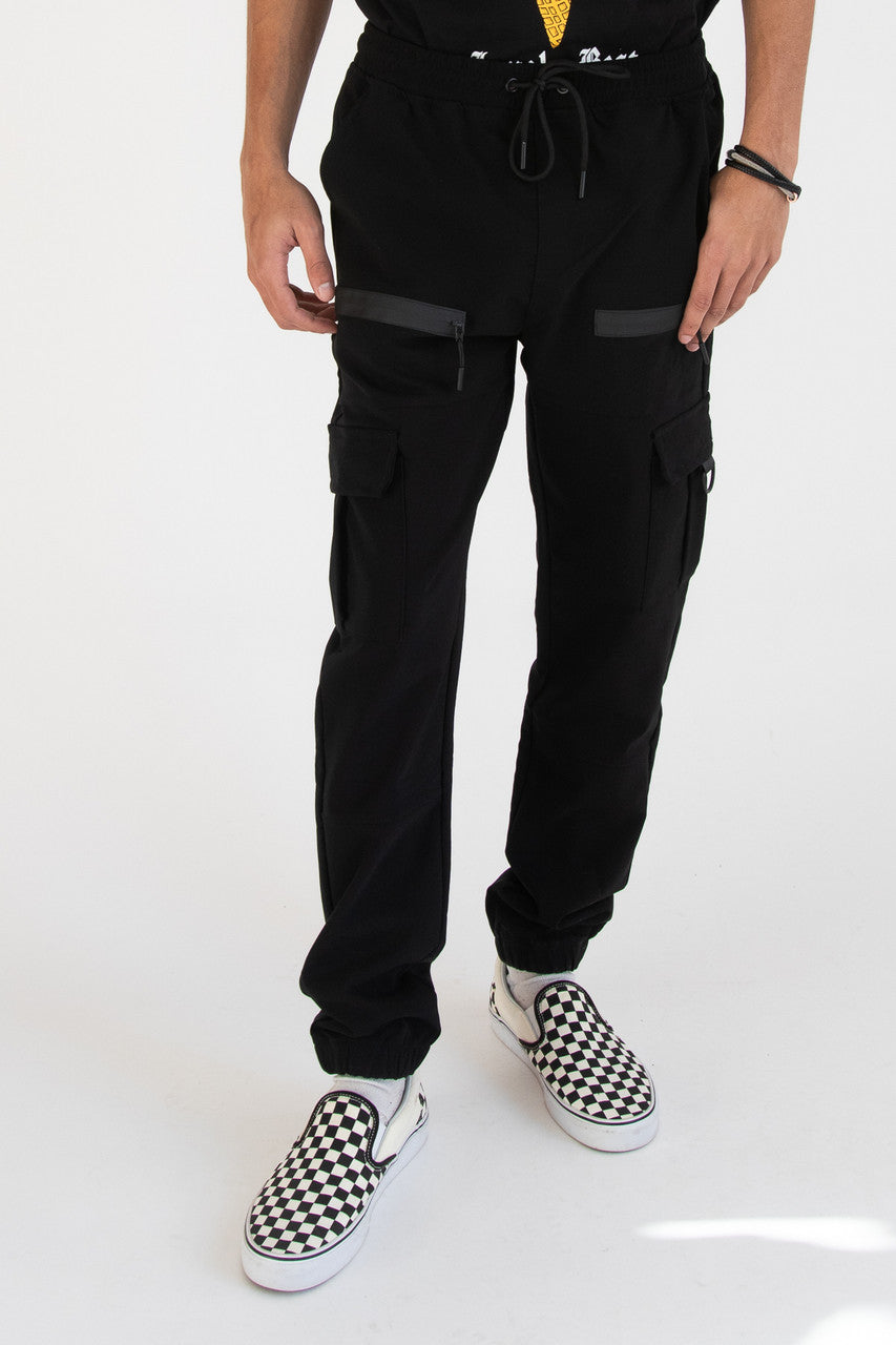 Zipper Cargo Joggers