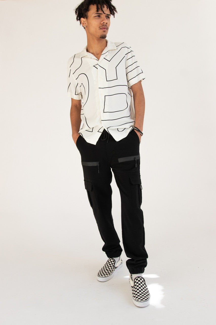 Zipper Cargo Joggers