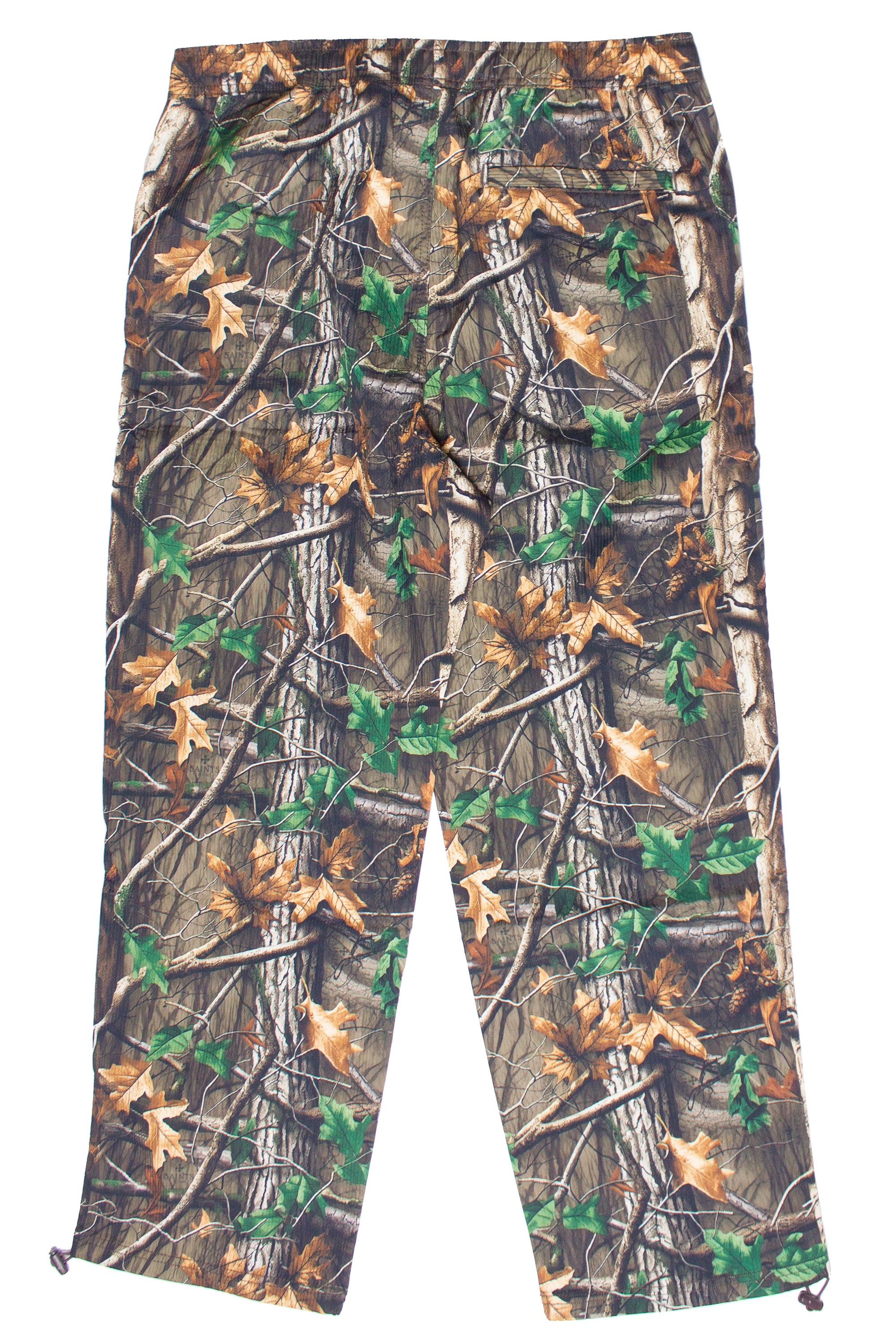 Textured Woodland Camo Pants - Brown