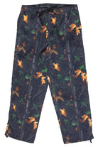 Textured Woodland Camo Pants - Black