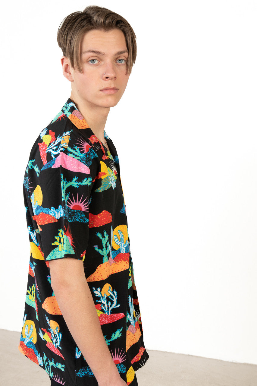 Cactus Mirage Button Up