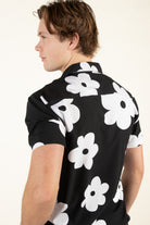 White Poppy Button Up Shirt