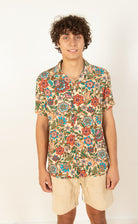 Deep Floral Woven Shirt