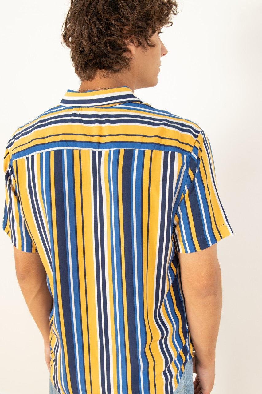 Sunny Stripes Button Up Shirt