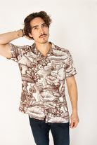 Woodland Mushrooms Button Up Shirt