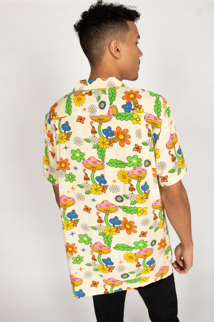Mushroom Meadow Button Up Shirt