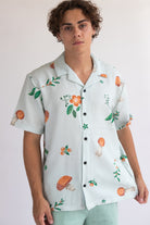 Floating Mushroom Button Shirt