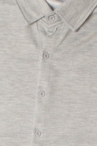 Heavyweight Knit Button Up Shirt