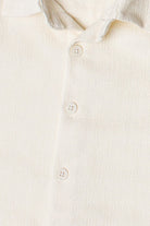 Alabaster Textured Button Up Shirt