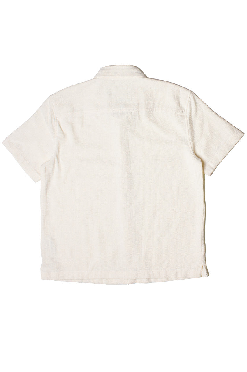 Alabaster Textured Button Up Shirt