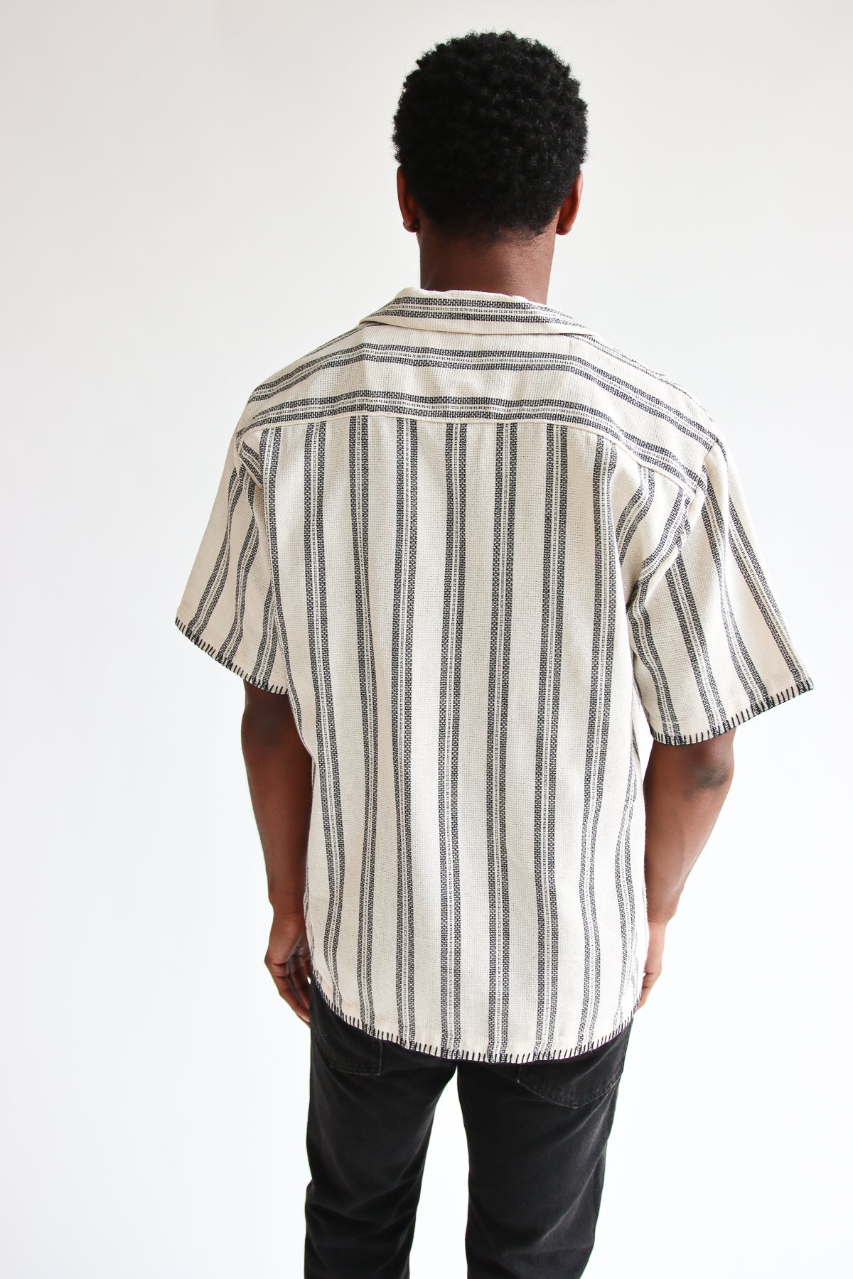 Blanket Stitch Trim Button Up