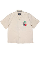 Printed Graphic Button Up Shirt