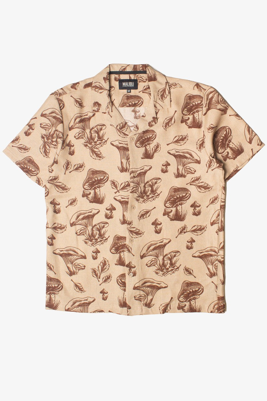 Mushroom Harvest Textured Button Up Shirt