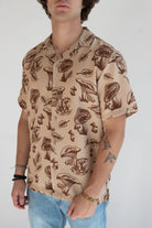 Mushroom Harvest Textured Button Up Shirt