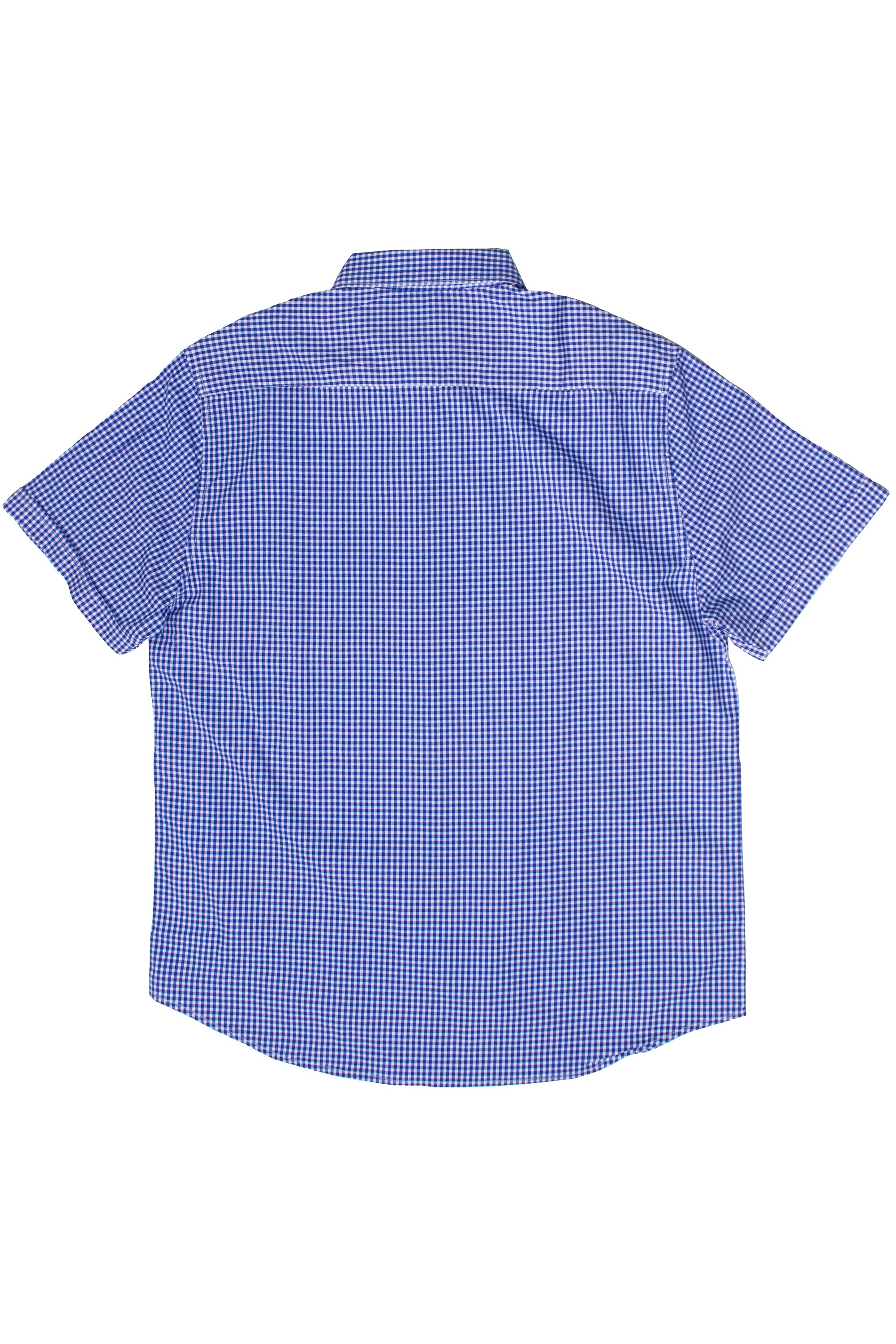 Mini Gingham Button Down Shirt