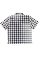 Checker Plaid Button Up Shirt - Black