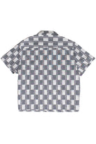 Checkered Crop Fit Button Up Shirt