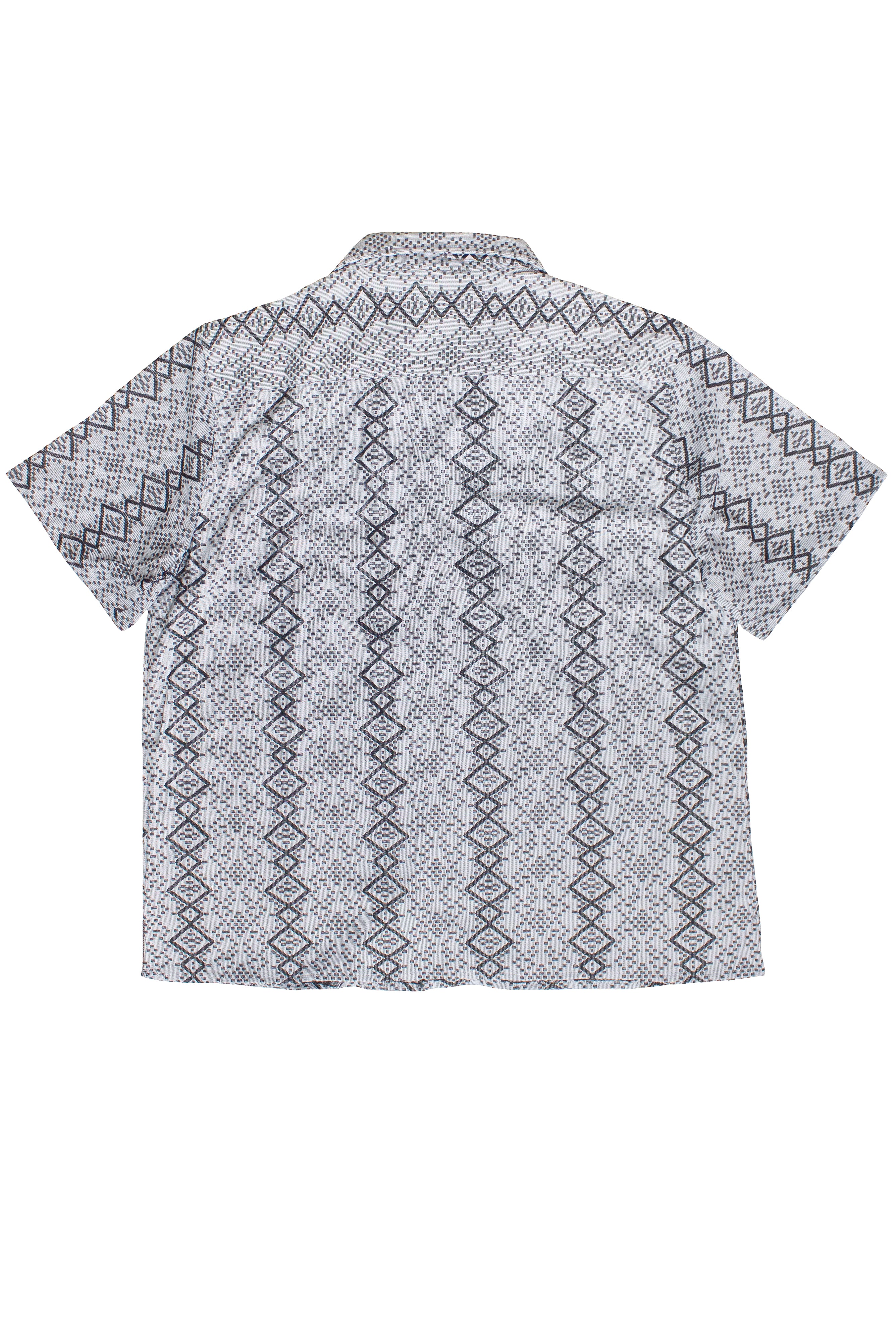 Pixel Diamonds Button Up Shirt
