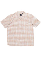 Weave Pattern Button Up Shirt - Amber