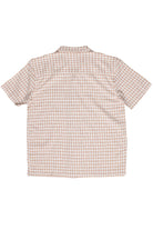 Weave Pattern Button Up Shirt - Amber