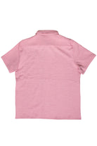 Textured Heavyweight Button Up Shirt - Pink
