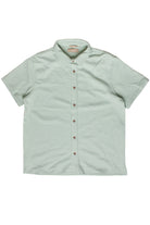 Textured Heavyweight Button Up Shirt - Sage