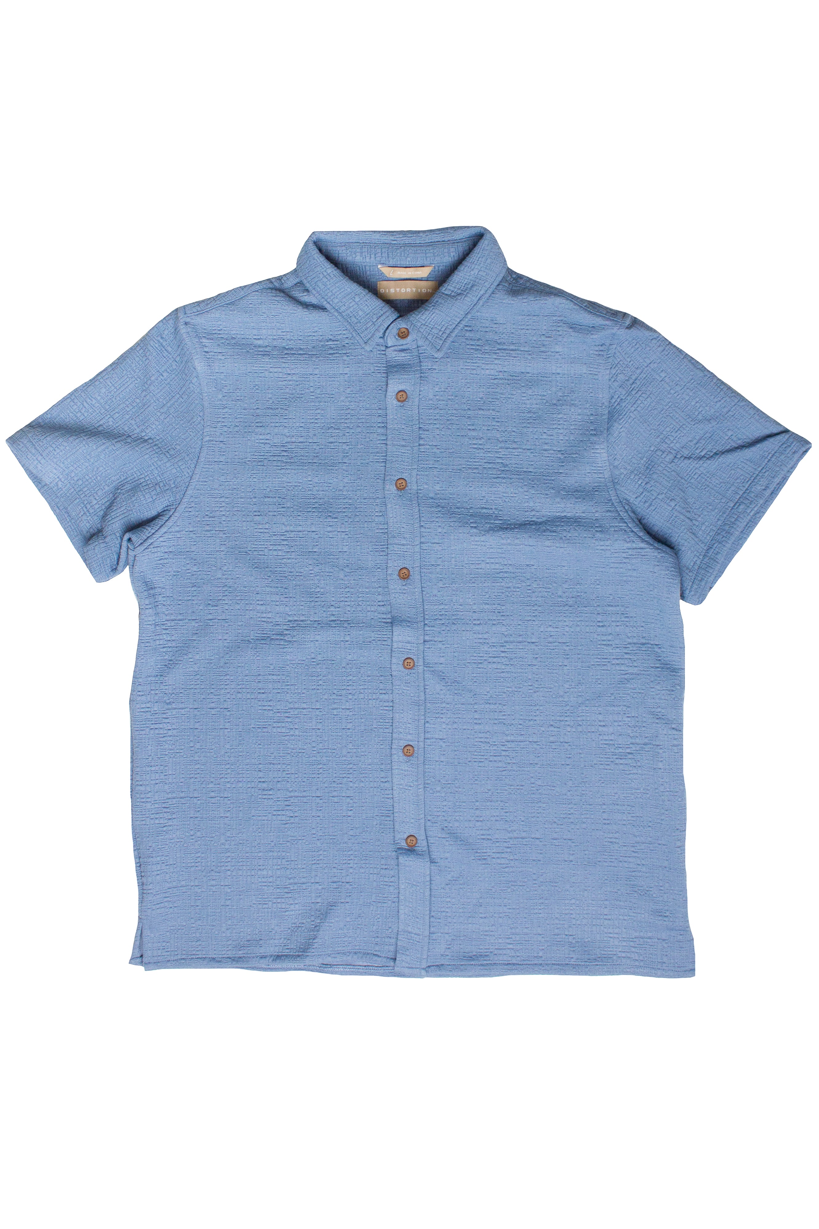 Textured Heavyweight Button Up Shirt