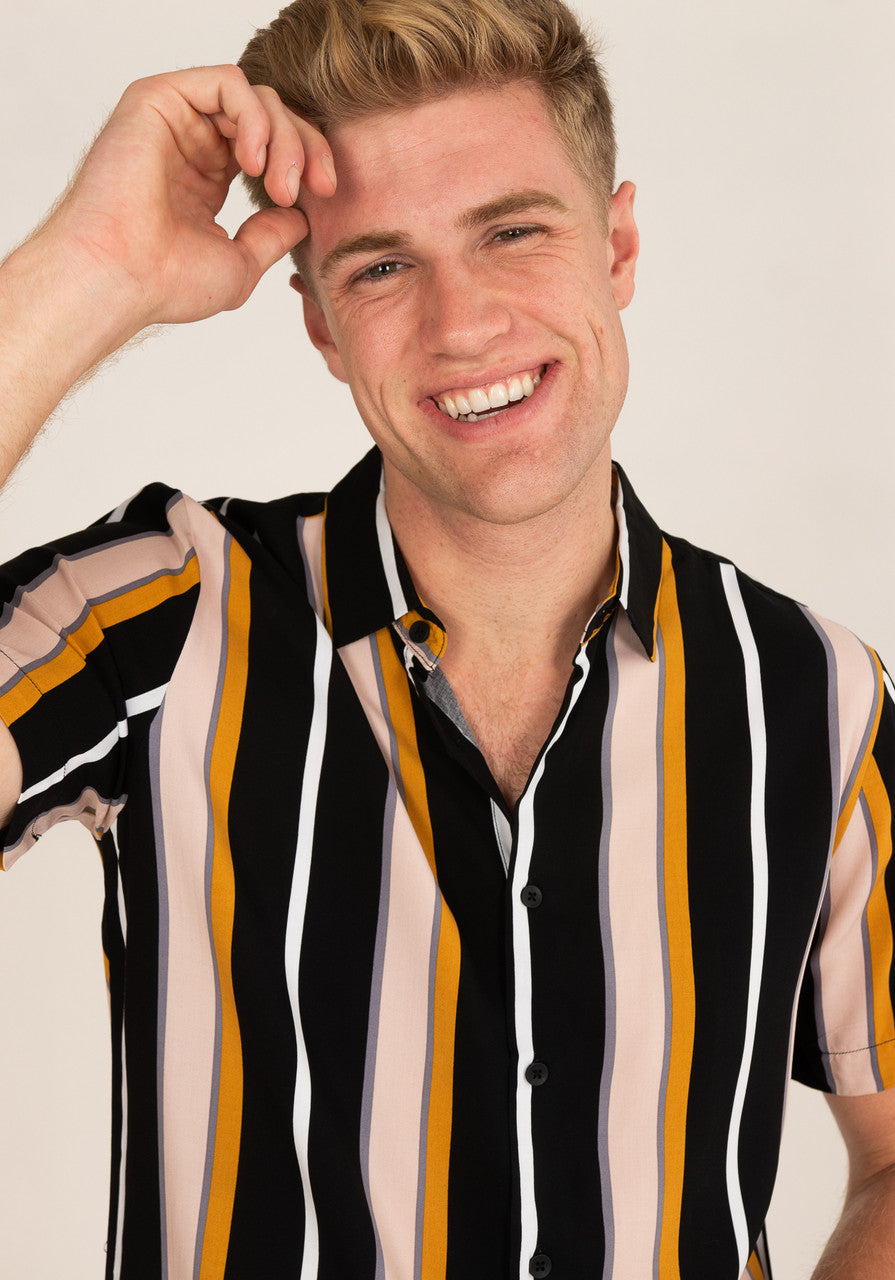 Blackberry Parfait Button Up Shirt