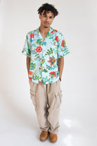 Paisley Floral Tapestry Button Up Shirt