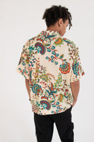 Paisley Floral Tapestry Button Up Shirt